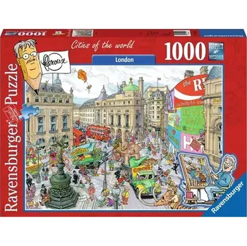 Puzzle Ravensburger Kreslený Londýn (192137)
