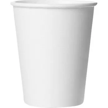 Party nádobí Unique Kelímky papírové, bílé 266 ml 8 ks