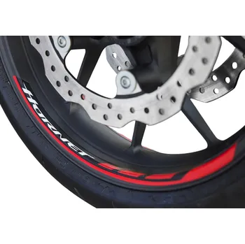 Alu kolo Nálepky disků kol HONDA (červené)