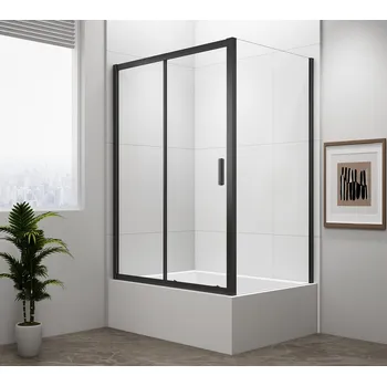 POLYSAN DEEP BLACK obdélníkový sprchový kout 1200x900mm L/P varianta, čiré sklo (MD1216B-02)