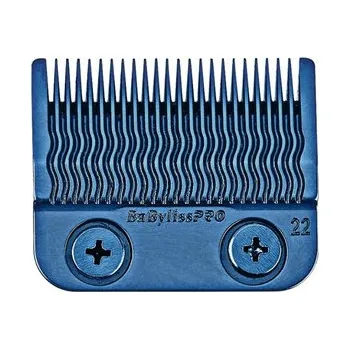 BaByliss PRO Replacement Blue Titaninum Mim Blade For odolná titanová fade čepel vyrobená metodou MIM 1 ks