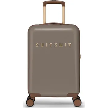 Kabinový kufr SUITSUIT® Fab Seventies Taupe S - hnědá - 32 L