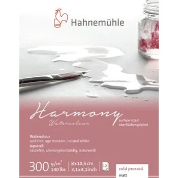Výtvarný papír Akvarelový blok HHM Harmony 8x10,5cm 300g CP