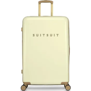 Plastový kufr SUITSUIT® Fusion Dusty Yellow L - žlutá - 91 L
