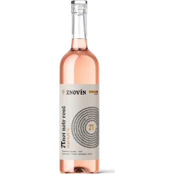 Víno Rulandské modré rosé, 2023, výběr z hroznů, polosuché, Znovín, 0,75l