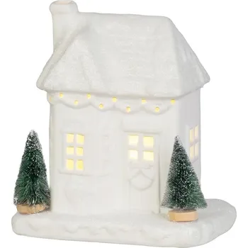 Vánoční dekorace Dekorácia MagicHome Vianoce, Dom, 9x15x17 cm