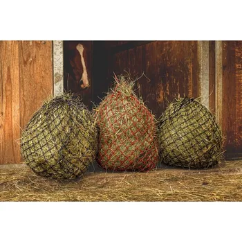 Síť na seno Síť na seno HIPPOTONIC Zari červená/stříbrná 105cm