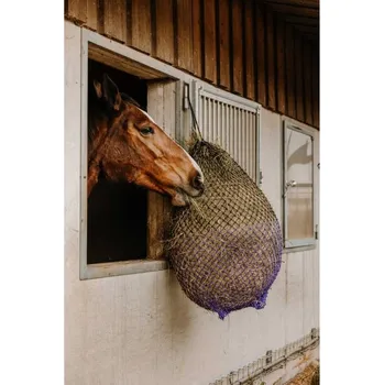 Síť na seno Síť na seno HIPPOTONIC Fine černá/fialová 125cm