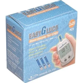 Testovací proužek do glukometru EasyGluco auto-coding testovací proužky 2x25ks