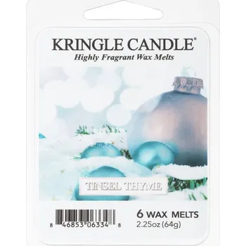 Aroma difuzér Kringle Candle Tinsel Thyme vosk do aromalampy 64 g
