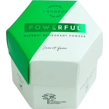 Luonkos Přírodní deodorant bez vůně Powerful powder / lesní mikrobiom