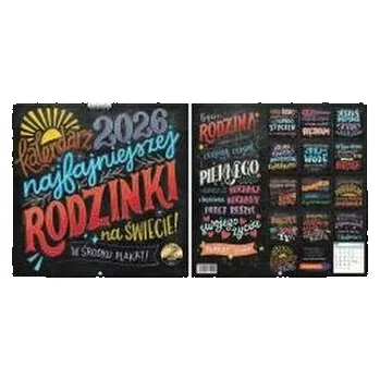 Kalendář Kalendarz 2026 ścienny Classic Tablica rodzinki