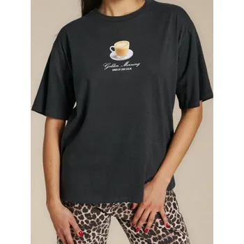 Dámské oblečení Sinsay - Tričko s krátkým rukávem - šedá - 760IN-90X - 760IN-90X-L