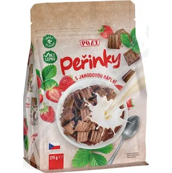 POEX Peřinky s jahodovou náplní 275g