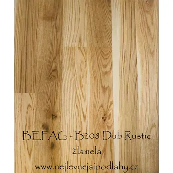 dřevěná podlaha BEFAG B - 208/222 Dub Rustic