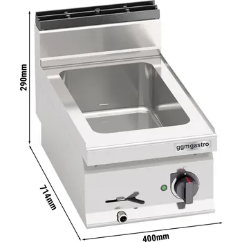 Sporák G.Gastro Elektrická Bain-Marie - 1,2 kW - 1x GN 1/1