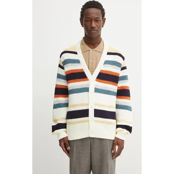 Dámský svetr Svetr Maison Kitsuné Comfort Striped, L, béžová, 02X