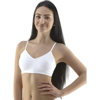 Dámské oblečení Gina Výhodné balení 5 kusů - Top s úzkými ramínky 07015P Barva/Velikost: bílá / L/XL