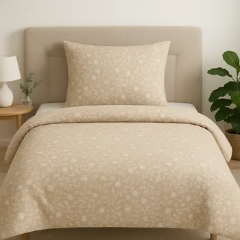 Povlečení Bavlněné povlečení, jednolůžko - Jemné růžičky