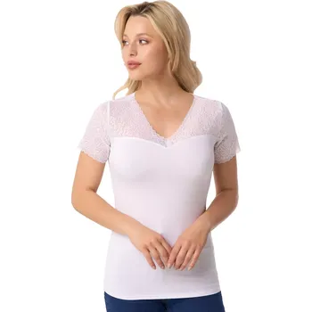 Dámské spodní prádlo Dámská halenka Patricia BASIC Babell Barva/Velikost: bílá / S/M