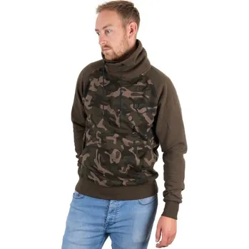 Rybářské oblečení Výprodej Fox Mikina Khaki Camo High Neck - XXL Fox cfx071