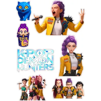 Jedlá dekorace na dort K-pop: Lovkyně démonů - 09 Materiál: Jedlý papír