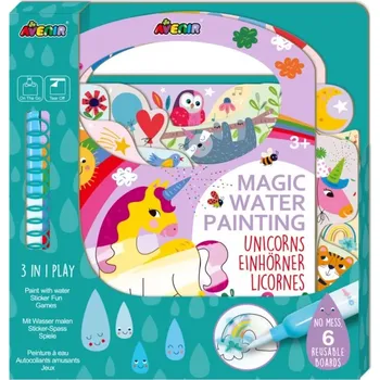 omalovánky Magický vodní obrázek – jednorožci