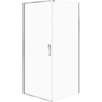 CERSANIT 3D Sprchový kout Cersanit Moduo 90x90x195 čtvercový chrom s panty levý, set C387, S601-484 S162-019;S162-008