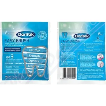 Zubní kartáček DenTek Easy Brush mezizubní kartáček 0.3mm 6ks