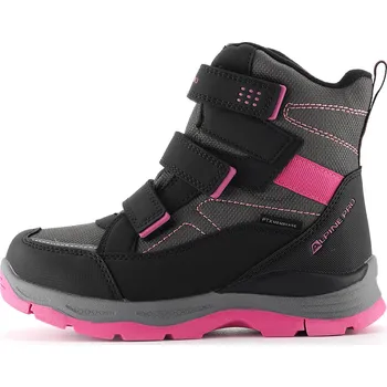 Dívčí sněhule ALPINE PRO - NERADO DĚTSKÁ ZIMNÍ OBUV S NEPROMOKAVOU PTX MEMBRÁNOU