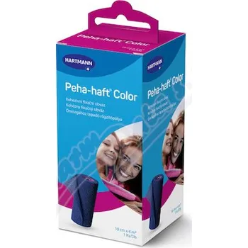 Peha-haft Fixační kohezivní obinadlo modrá 10cmx4m