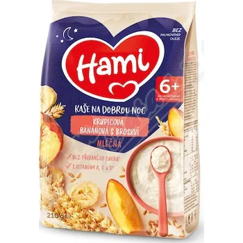 Dětská výživa Hami Ml.kaše na dobrou noc krup.ban.bros.210g 6m+
