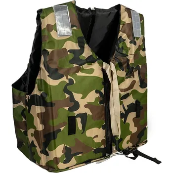 Plovací vesta RAPTOR BOATS Záchranná Plovací Vesta Se Zipem Camo Velikost: XL