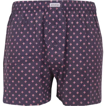 Boxerky Pánské trenky Andrie PS 5928 navy-red velikost XL-54/56