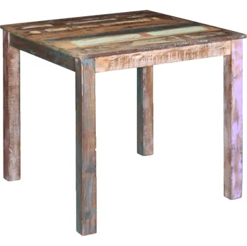 Jídelní stůl vidaXL Jídelní stůl masivní recyklované dřevo 80 x 82 x 76 cm [243452]