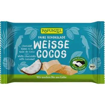 Čokoláda Rapunzel bílá s kokosem 100 g