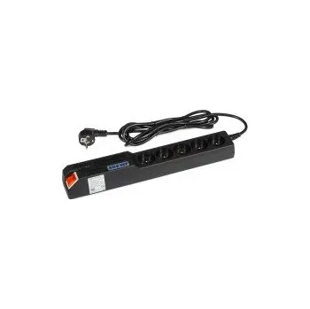 Bezpečnostní prodlužovací kabel s přepěťovou ochranou: ACAR 504WF RACK