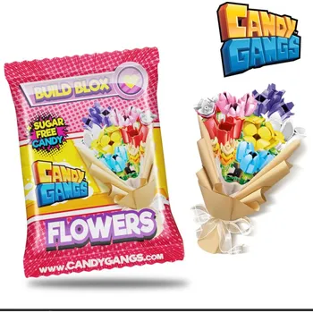 Žvýkačka DISKONT CG skládací kostky květinka s cukrovinkou 1g