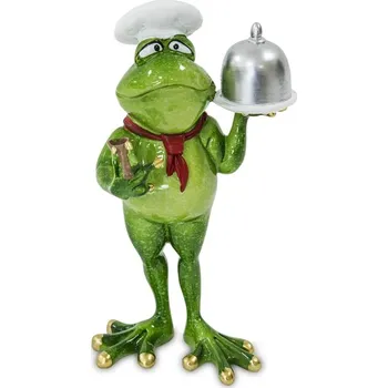 Keramická žabka - Šéfkuchař