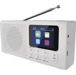 EMOS Přenosné rádio s Bluetooth, MP3, DAB / DAB+ / FM, bílé