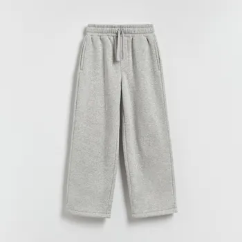 Chlapecké kalhoty Reserved - Úpletové kalhoty s bavlnou - světle šedá - 146FI-09M - 146FI-09M-128