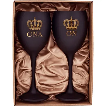 Sklenice Výroční sklenice ON a ONA