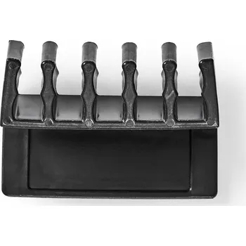 kabelová chránička NEDIS Cable management | Kabelová Spona | Kliknout a Go | 2 ks | Maximální tloušťka kabelu: 5 mm | Polypropylene | Černá