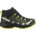 Salomon XA Pro V8 Mid CSWP K 472896 black/deep lichen dětské nepromokavé trekové boty - 29 EUR