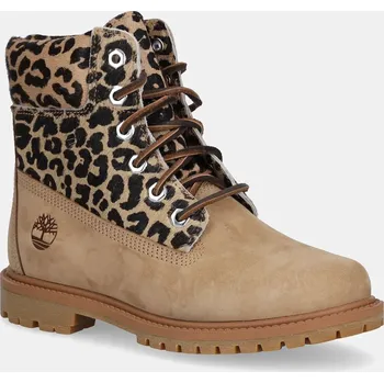 Dámská zimní obuv Kožené workery Timberland Premium 6 Inch Lace Up TB0A5M5NEN31 béžová 80X, EUR 38