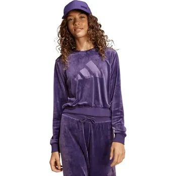 Chlapecká mikina Dětská mikina adidas fialová barva, hladká, JW2437 45X, vel. 164