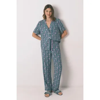 Dámské pyžamo Pyžamo women'secret dámské, zelená barva, 4852100 67X, vel. L