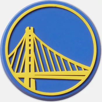 Dívčí pantofle Odznáček Jibbitz - Golden State Warriors Logo