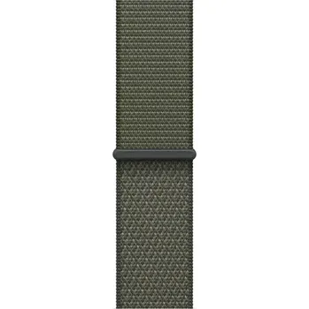 Chytré hodinky 40mm Piniově zelený provlékací sportovní řemínek