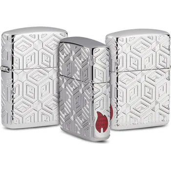 Zapalovač Armor® Boxes All Over Design Zippo zapalovač
